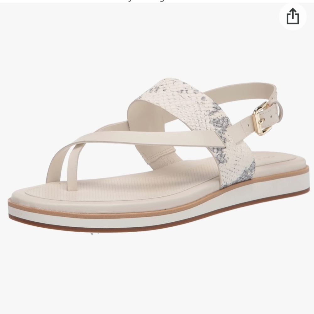 Cole Haan Off white/Cream Snake Sandals